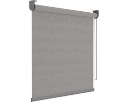 Decosol Rolgordijn Deluxe doorschijnend 150x190 cm grijs