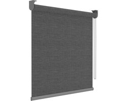 Decosol-Rolgordijn-Deluxe-lichtdoorlatend-90x190-cm-antraciet