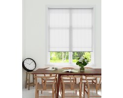 Decosol Rolgordijn Lichtdoorlatend - Transparant Wit (1233) - 150 x 190 cm