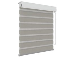 Decosol Roljaloezie / Duo Rolgordijn - Grijs (4313) - 60 x 210 cm