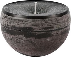 Decostar - Maxi Drijfkaarsen - zwart - 3 stuks - grote drijfkaarsen