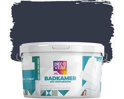 Decoverf badkamer verf nachtblauw, 2.5L