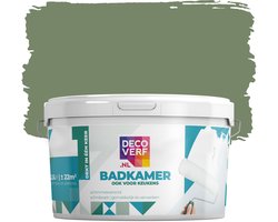 Decoverf badkamer verf olijfgroen, 2.5L
