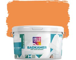 Decoverf badkamer verf oranje, 2.5L