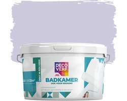 Decoverf badkamer verf zachtlila, 2.5L
