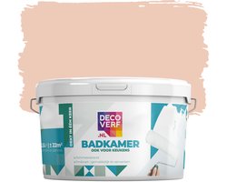Decoverf badkamer verf zachtroze, 2.5L