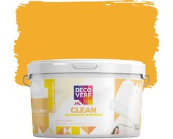Decoverf clean muurverf okergeel, 2.5L