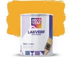 Decoverf lakverf okergeel, 750ml
