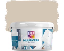 Decoverf muurverf mat bamboe crème, 2.5L