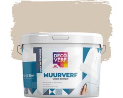 Decoverf muurverf mat bamboe crème, 4L