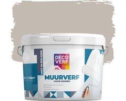 Decoverf muurverf mat taupe, 4L