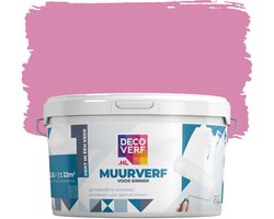 Decoverf muurverf mat warmroze, 2.5L