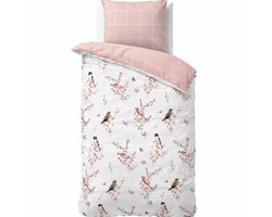 Decoware Dekbedovertrek Vintage Toile 140x220 cm - Microvezel - Met Kussensloop - Eenpersoons