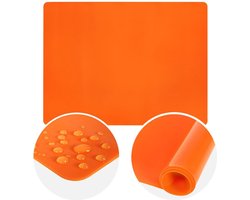 Deegmat Silicone Oranje SILLINIE 40x30 cm - Bakmat - Ovenmat - Koken - Bakken - Bakplaat