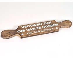 Deegroller 7x40cm vrouwen natural
