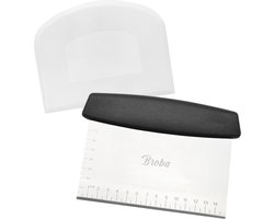 Deegschraper Schraper set met Plastic en RVS Deegsnijder Zuurdesem Brood Insnijden - Deegmesje Deegsteker Keukenschraper - Deegkrabber Schraper Keuken - Brood Mesje