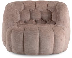 DÉJA Living Draaifauteuil Trones - Taupe - 100x98x72cm