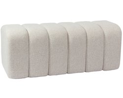 DÉJA Living Eetkamerbank Bogense - Beige Stof - 120x45x48cm