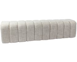 DÉJA Living Eetkamerbank Bogense - Taupe Stof - 200x45x48cm