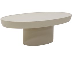 DÉJA Living Loungetafel Livinia - Beige - Ovaal - 120x65x39cm