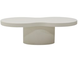 DÉJA Living Loungetafel Olive - Beige - Organisch - 120x65x39cm