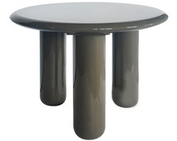 DÉJA Living Salontafel Jelsa - Rond Kaki Groen Glossy MDF - 60x60x45cm