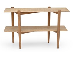 DÉJA Living Sidetable Aline - Travertin - Naturel - 120cm
