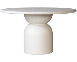 DÉJA Living Tuintafel Djurö - Rond Beige Eco Composiet - 130cm