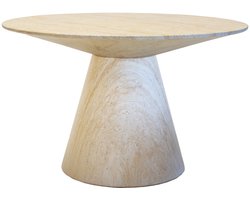 DÉJA Living Tuintafel Stockholm - Rond Travertin - 120x120x75cm