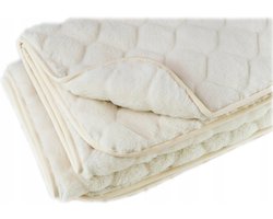 Dekbed 100% Wol - Dubbelzijdig - Puur Australische Merino & Kamelen Wol Blend CARO – Wit Premium Wollen Deken OnceDoce® 2 x 460 g/m² - Warm Ademend Zacht – Woolmark ® Keurmerk - Wasbaar – 220x200cm