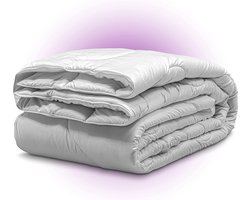 Dekbed, 200 x 220 cm, innovatief en ademend dekbed voor mensen met een allergie, Oeko-Tex-gecertificeerd dekbed, ideale slaapdeken voor lente en herfst, zachte microvezel dekens,