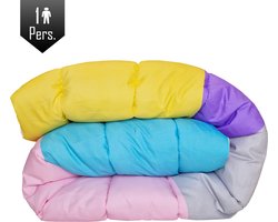 Dekbed bedrukt 140x200cm Colorlines/Kingblue