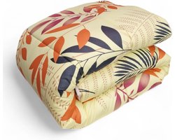 Dekbed bedrukt - Zonder hoes ( 2 in 1 ) - Tweezijdig - 240 x 220 cm - Azileaf / Velya
