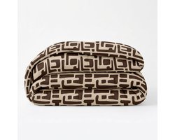 Dekbed-Discounter - EazySleep Dekbed Zonder Overtrek 240 x 200 cm - Inclusief 2 kussenslopen - Wasbaar op 40 graden - Verkoelend dekbed - Bruin