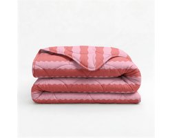 Dekbed-Discounter - Fresh and Co Dekbed Zonder Overtrek 140 x 200 cm - Inclusief 1 kussensloop - Wasbaar op 40 graden - Anti-allergisch - Dramatic Bouquet