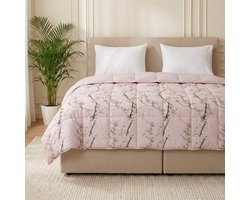 Dekbed-Discounter - Fresh and Co Dekbed Zonder Overtrek 140 x 200 cm - Wasbaar dekbed - Wasbaar op 40 graden - Anti-allergisch - Spring Blossom