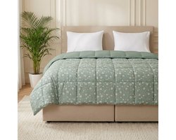 Dekbed-Discounter - Fresh and Co Dekbed Zonder Overtrek 140 x 200 cm - Wasbaar dekbed - Wasbaar op 40 graden - Anti-allergisch - Traditional Flower