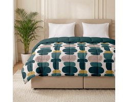 Dekbed-Discounter - Fresh and Co Dekbed Zonder Overtrek 200 x 200 cm - Wasbaar dekbed - Wasbaar op 40 graden - All season dekbed - Stacking Stones