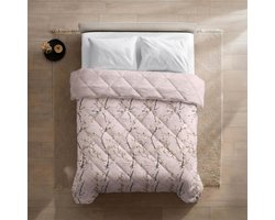 Dekbed-Discounter - Fresh and Co Dekbed Zonder Overtrek 240 x 200 cm - Inclusief 2 kussenslopen - Wasbaar op 40 graden - Anti-allergisch - Spring Blossom