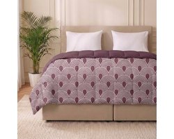 Dekbed-Discounter - Fresh and Co Dekbed Zonder Overtrek 240 x 200 cm - Wasbaar dekbed - Wasbaar op 40 graden - Anti-allergisch - Layered Rainbows