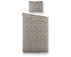 Dekbed-Discounter - Fresh and Co Kids Dekbedovertrek 140 x 200 cm - Polykatoen - Korte instopstrook - Wassen op 40 graden - Inclusief 1 kussensloop - Cheetah