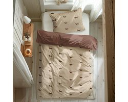 Dekbed-Discounter - Fresh and Co Kids Dekbedovertrek 140 x 200 cm - Verkoelend Katoen - Korte instopstrook - Wassen op 40 graden - Inclusief 1 kussensloop - Dapper