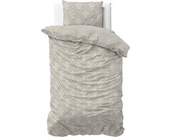Dekbed-Discounter - Manilla Dekbedovertrek 140 x 200/220 cm - Katoen-Satijn - Korte instopstrook - Wassen op 30 graden - Inclusief 1 kussensloop - Sofia