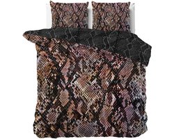 Dekbed-Discounter - Manilla Dekbedovertrek 240 x 200/220 cm - Verkoelend Katoen-Satijn - Dubbele instopstrook - Wassen op 30 graden - Inclusief 2 kussenslopen - Germaine