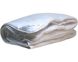 Dekbed-Discounter - Orange Line Dekbed 140 x 200 cm - Alle seizoenen - Wasbaar op 60 graden - Anti-allergisch - Wit