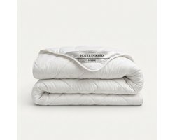 Dekbed-Discounter - Presence Zomer Dekbed 140 x 220 cm - Bamboe - Zomerdekbed - Wassen op 30 graden - Verkoelend dekbed - Wit