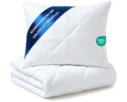 Dekbed ledikant baby 135x200 cm - zacht en ademend kinderbed dekbed perfect voor wieg en peuterbed comfortabel en geschikt voor alle seizoenen Oeko-tex-certificaat 135 x 200