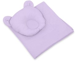 Dekbed met kussen - set van 2 stuks - lila