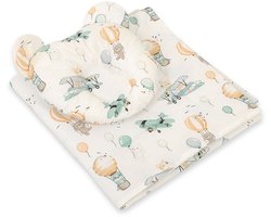 Dekbed met kussen Teddy - set van 2 stuks - sky avontuur