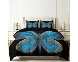 Dekbed met Kussenslopen - Dekbedset Gewatteerd Dekbed - Slaapkamer Decoratie - Dubbelzijdig Bedrukt - 200 x 200 cm - Veelkleurig